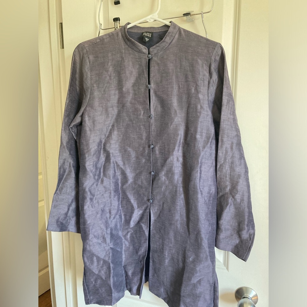 Eileen Fisher linen and silk tunic